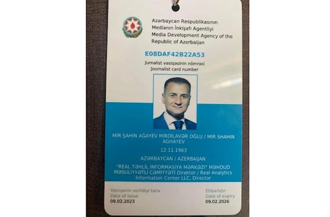 Mirşahin Ağayev Media Reyestrindən keçdi