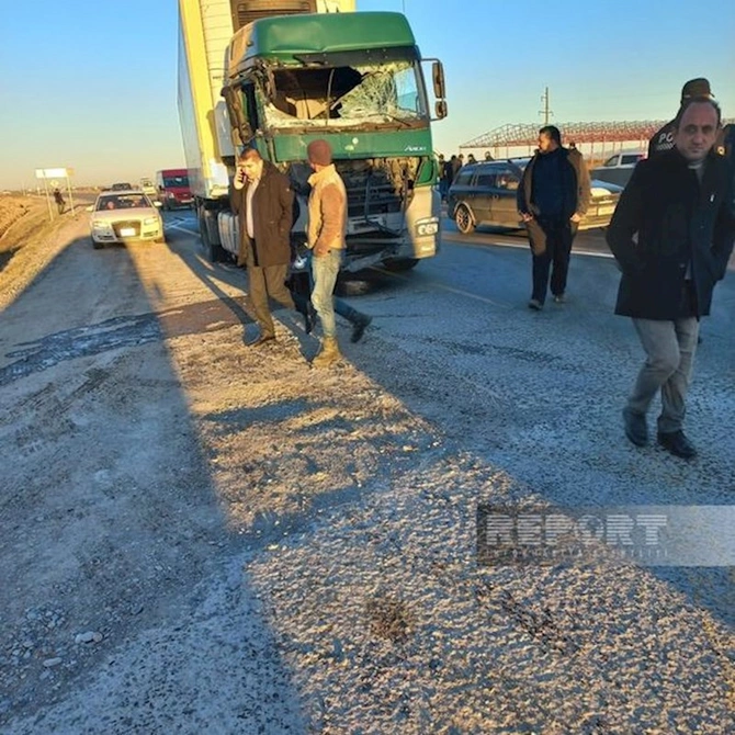 Azərbaycanda ağır qəza: ölən və yaralananlar var — YENİLƏNİB (FOTO)