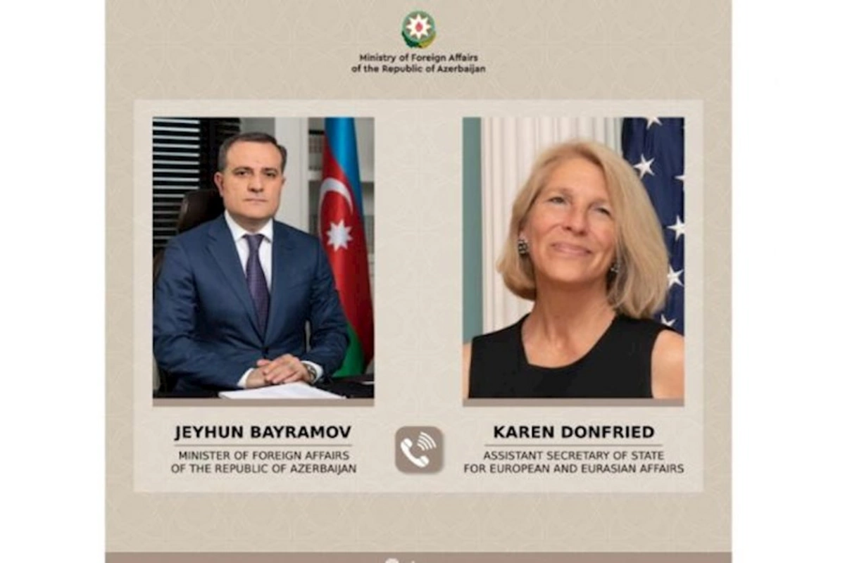 Ceyhun Bayramov ABŞ Dövlət Katibinin köməkçisi ilə regional məsələləri müzakirə edib