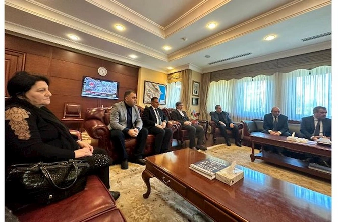 Azərbaycanın ictimaiyyət nümayəndələri Türkiyə səfirinə başsağlığı verdi — FOTOLAR
