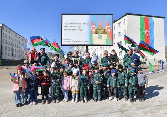 Cəbrayılda DSX-nin xidməti yaşayış binaları istifadəyə verildi — FOTOLAR Cəbrayılda DSX-nin xidməti yaşayış binaları istifadəyə verildi — FOTOLAR