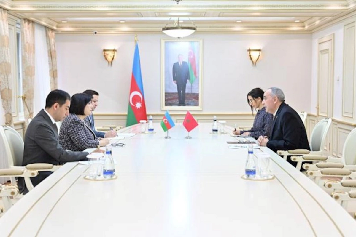 Sahibə Qafarova Mərakeşin ölkəmizdəki səfiri ilə görüşüb