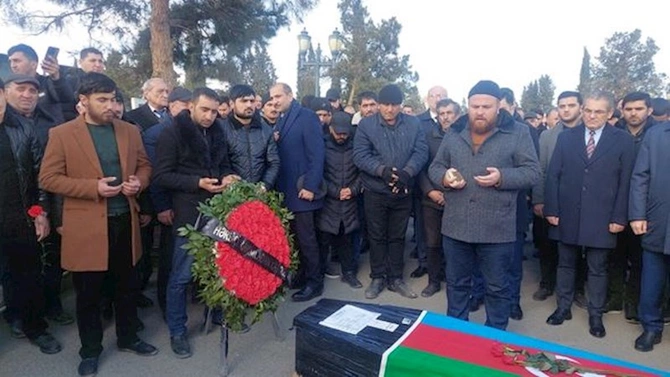 Türkiyədə zəlzələdə həlak olan Şahin Vəliyev Gəncədə dəfn edildi — YENİLƏNİB (FOTO)