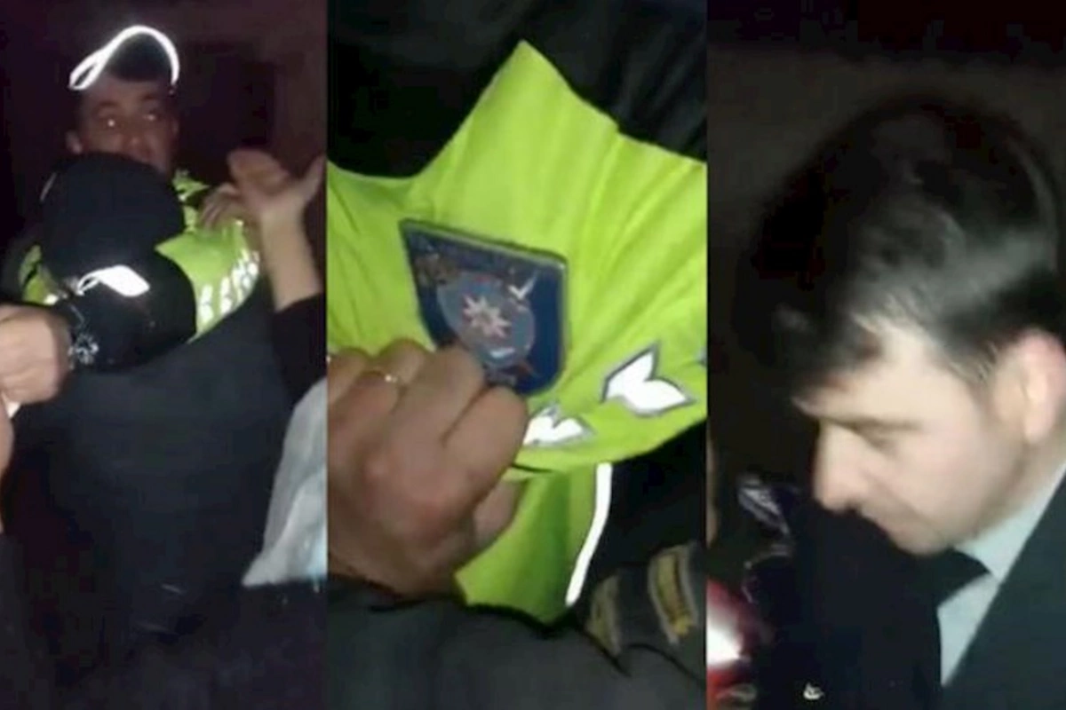 Ucarda polislərlə sakinlər arasında insident: Avtomobilini YPX əməkdaşlarının üstünə sürüb — FOTO/VİDEO