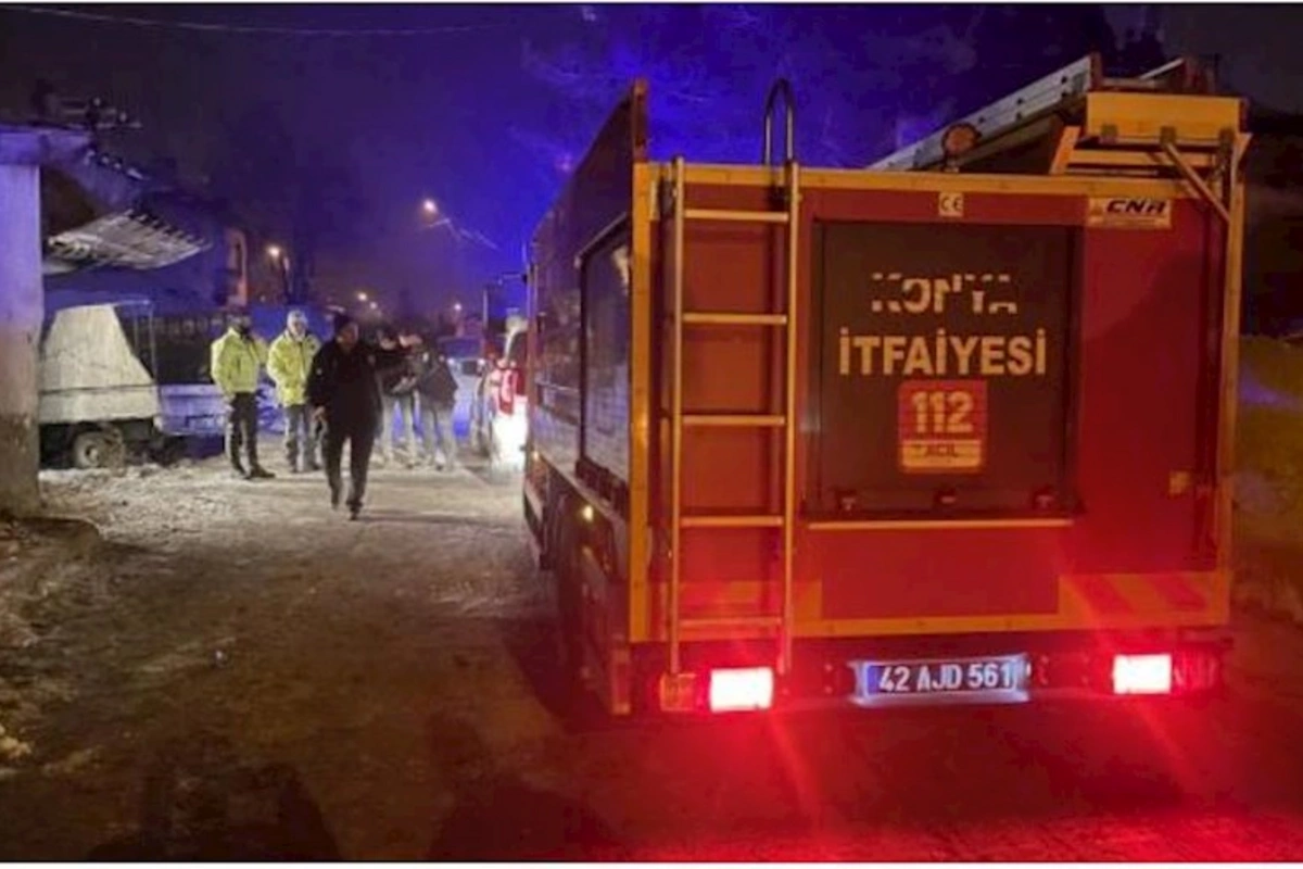 Zəlzələdən Konyaya qaçan suriyalılar yanaraq öldülər
