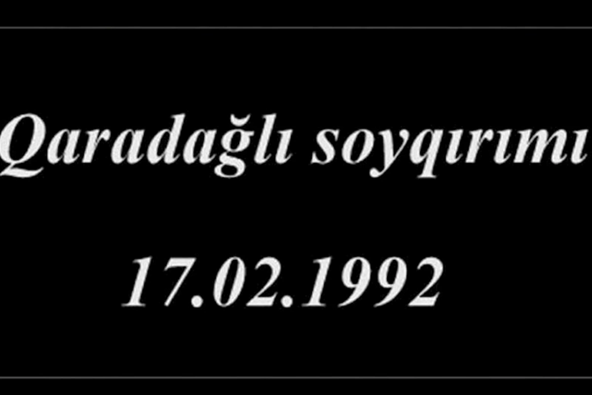 Qaradağlı faciəsindən 31 il ötür