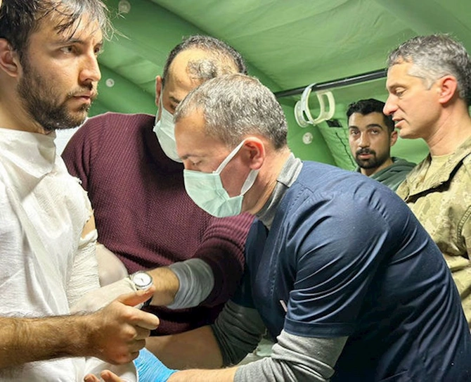 Hərbi tibb personalımızın Kahramanmaraşda fəaliyyəti davam edir — FOTO