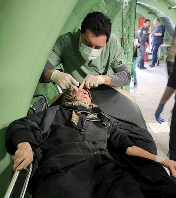 Hərbi tibb personalımızın Kahramanmaraşda fəaliyyəti davam edir — FOTO