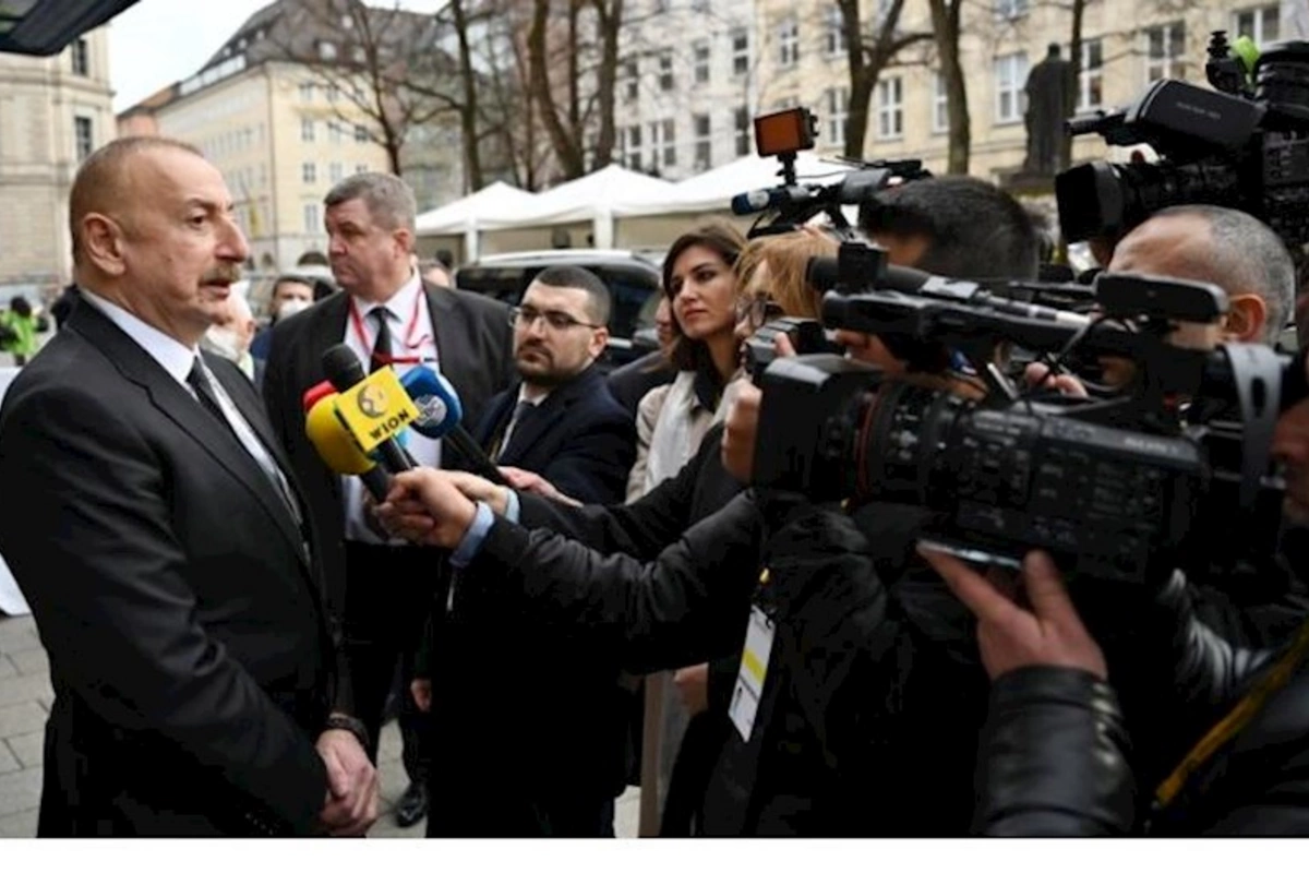 Prezident İlham Əliyev Münhendə televiziya kanallarına müsahibə verib — YENİLƏNİB