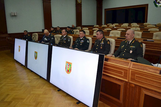 Kərim Vəliyev Bakıda gürcüstanlı general-mayor ilə görüşdü — FOTO/VİDEO