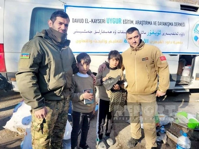 Azərbaycan qaziləri könüllü şəkildə Türkiyəyə yardıma gediblər — FOTO Azərbaycan qaziləri könüllü şəkildə Türkiyəyə yardıma gediblər — FOTO