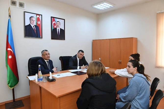 Dövlət Komitəsinin sədri Zaqatalada vətəndaşları qəbul edib — FOTO