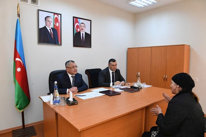 Dövlət Komitəsinin sədri Zaqatalada vətəndaşları qəbul edib — FOTO