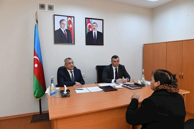 Dövlət Komitəsinin sədri Zaqatalada vətəndaşları qəbul edib — FOTO