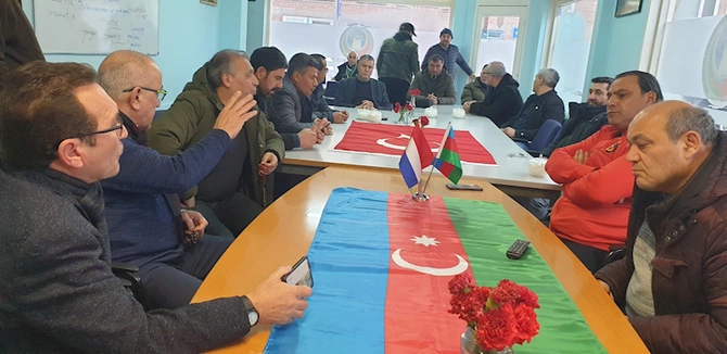 Niderlandda şəhid Orxan Əsgərovun yas mərasimi keçirilib — FOTOLAR