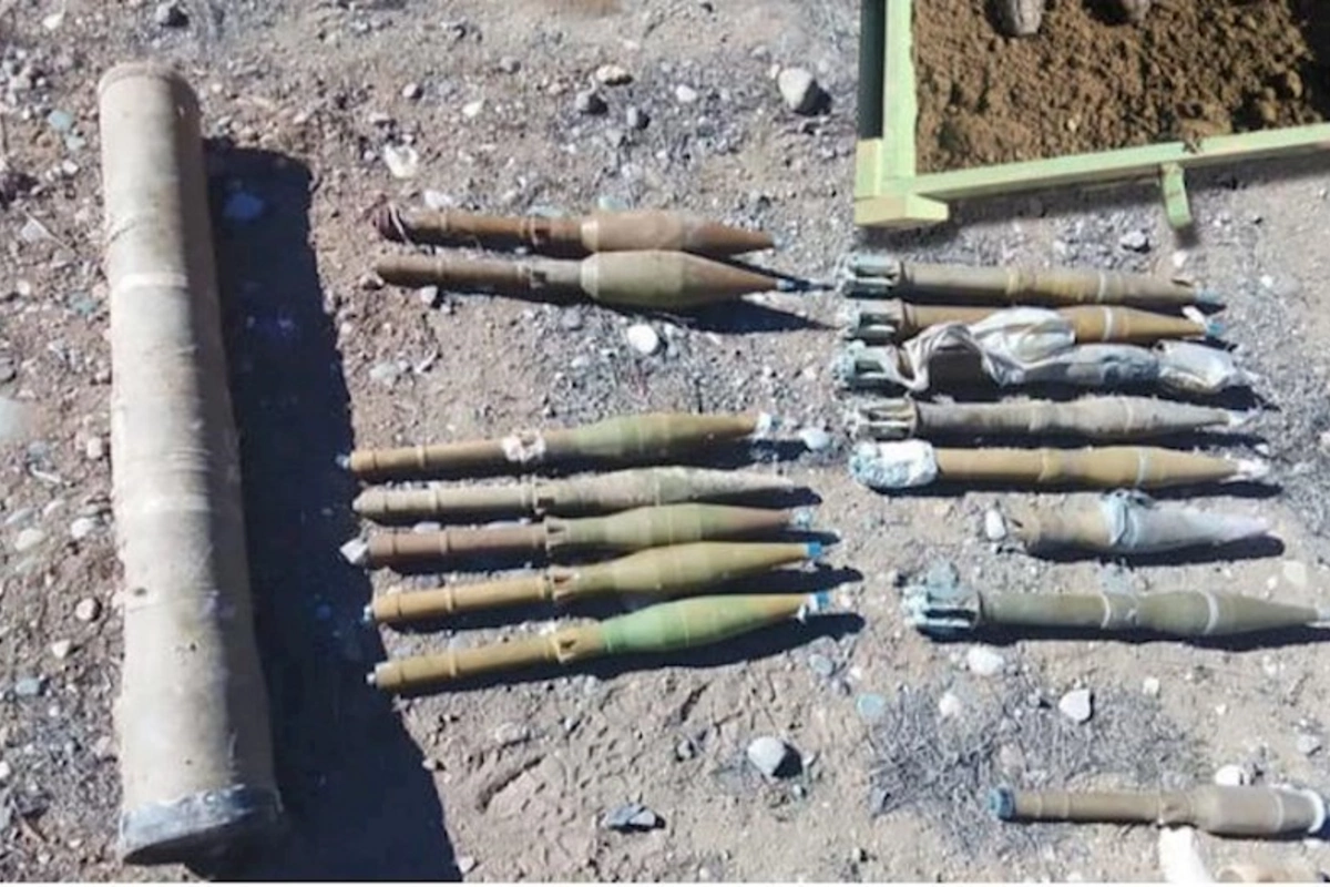 Ermənilərin qoyub qaçdıqları idarəolunan raket sistemi aşkarlandı