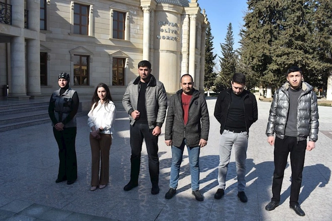 Kürdəmirdə “Açıq mikrofon” aksiyası keçirildi — FOTO