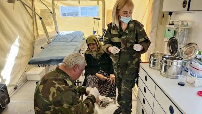 Səhra hospitallarında 1623 nəfərə tibbi xidmət göstərilib — VİDEO Səhra hospitallarında 1623 nəfərə tibbi xidmət göstərilib — VİDEO
