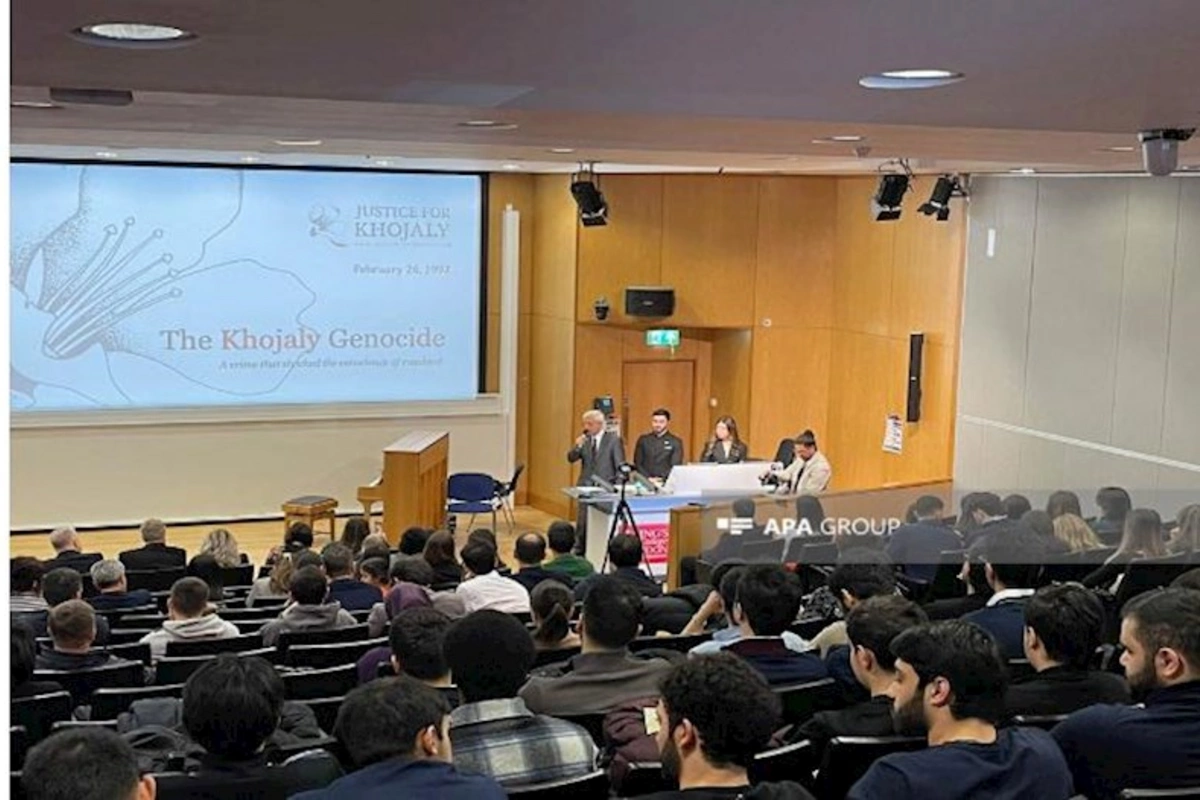 Londonda Xocalı soyqırımının 31-ci ildönümü ilə əlaqədar anım mərasimi keçirilib