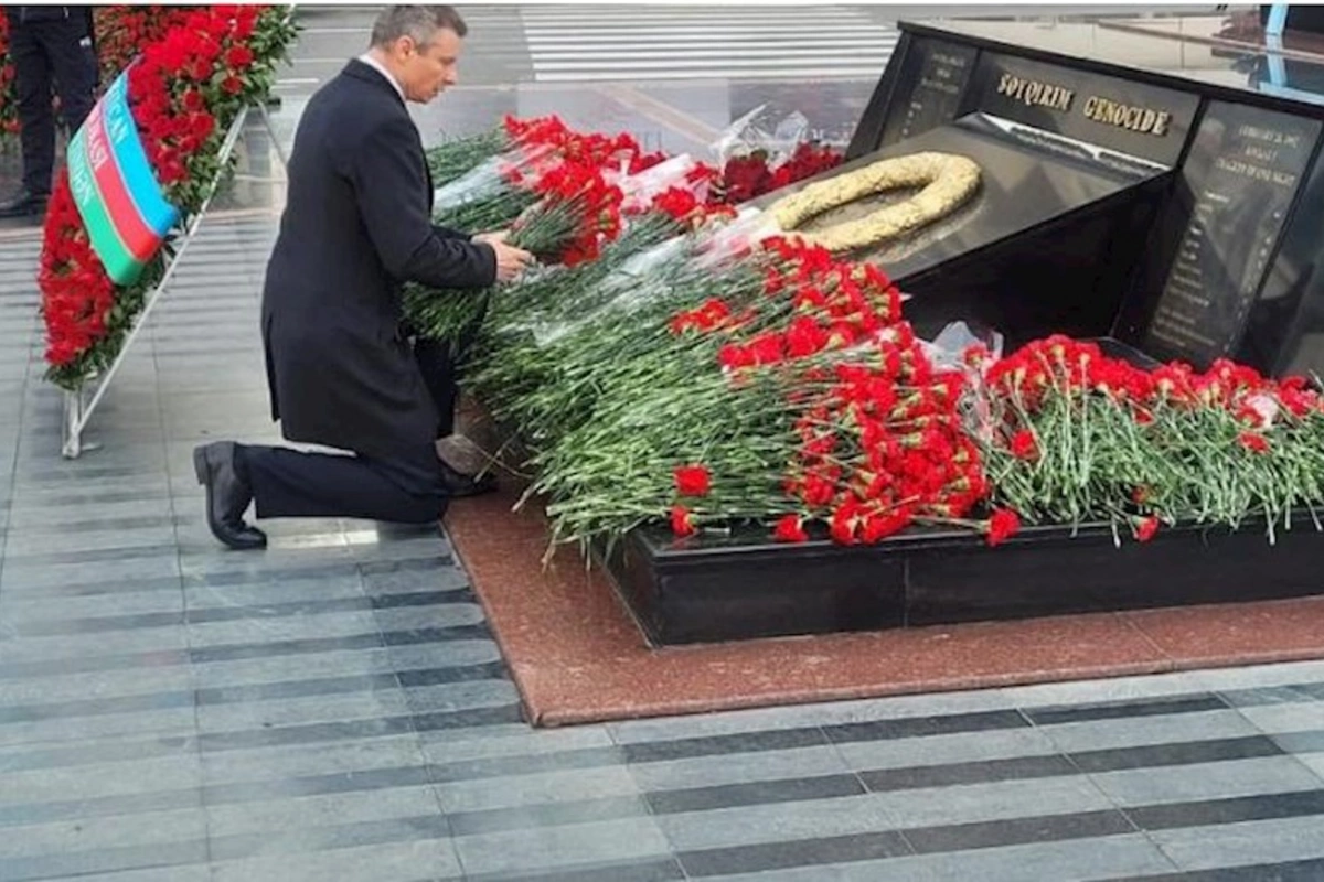 Ukrayna səfiri Xocalı soyqırımı ilə bağlı paylaşım edib — FOTO