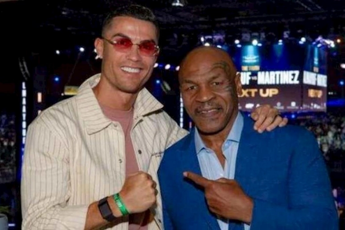 Ronaldo Taysonla görüşdü — FOTO
