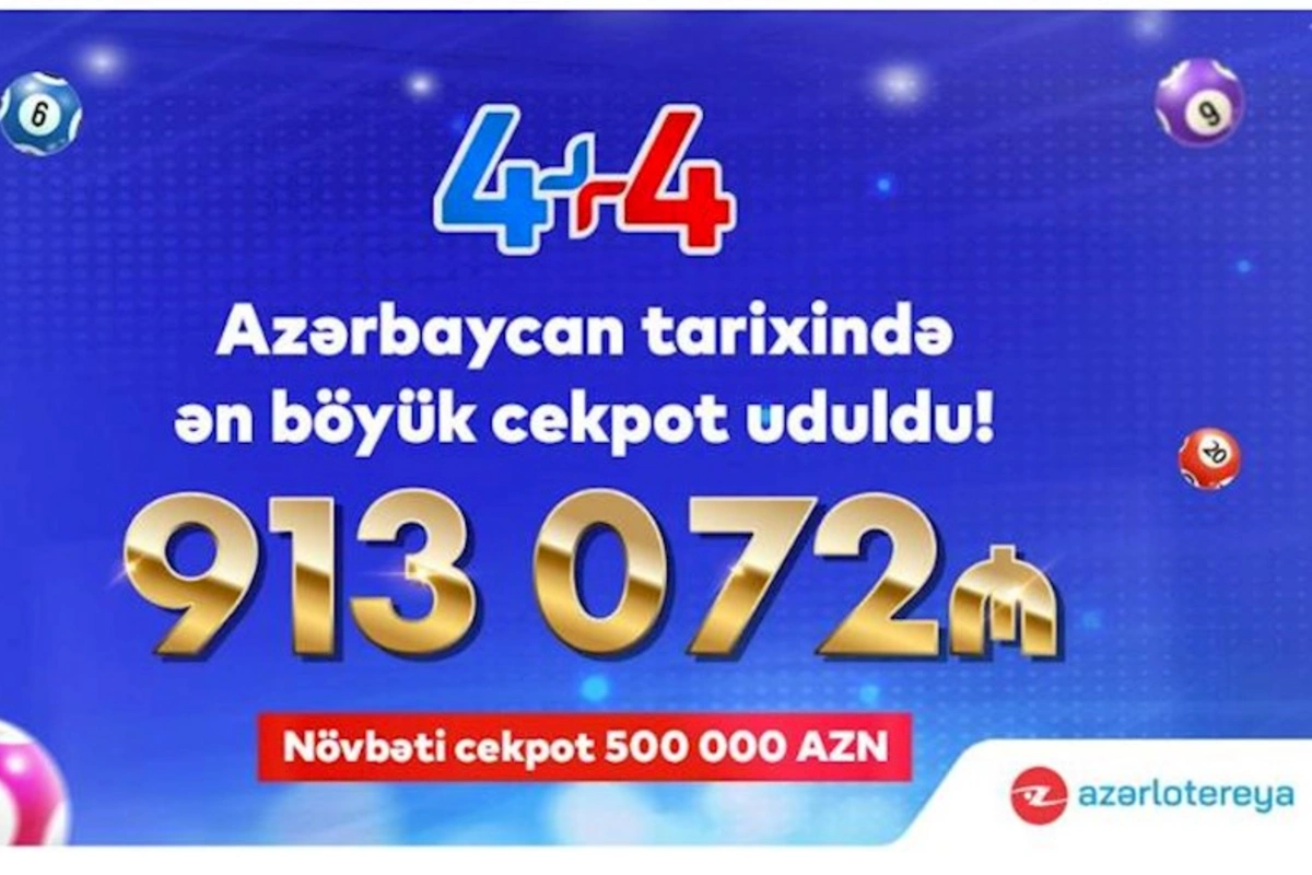 Azərbaycanda 913 000 manatlıq cekpot uduldu — TARİXİ UDUŞ