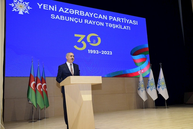 YAP Sabunçu rayon təşkilatı 30 illik yubileyini qeyd etdi — FOTO YAP Sabunçu rayon təşkilatı 30 illik yubileyini qeyd etdi — FOTO