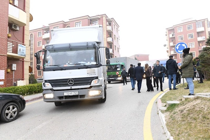 Daha 10 ailə doğma yurda köçürüldü — FOTOLAR Daha 10 ailə doğma yurda köçürüldü — FOTOLAR