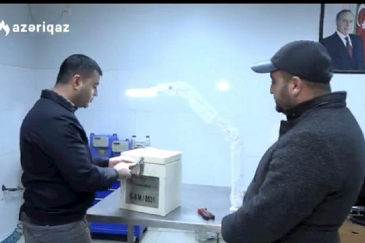 Qaz sayğacının gözünə məftil uzatdılar — VİDEO