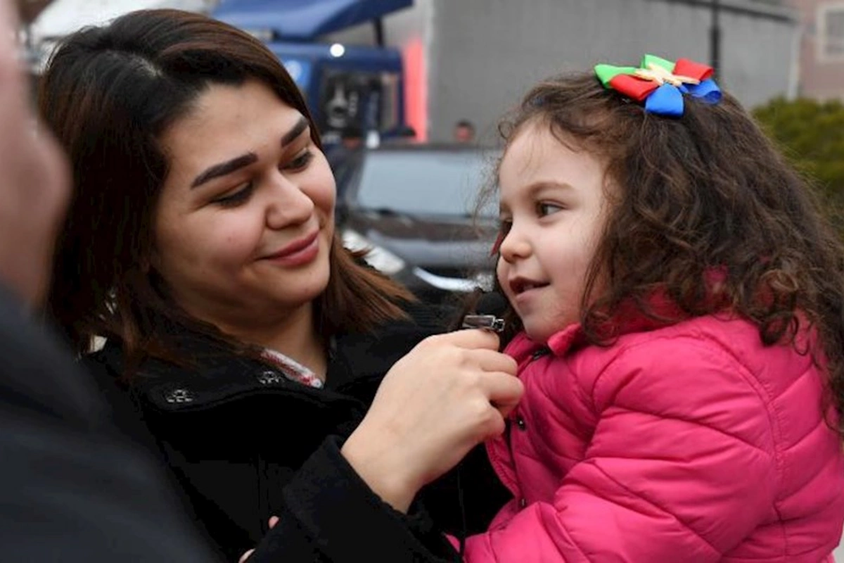 Daha 10 ailə doğma yurda köçürüldü — FOTOLAR