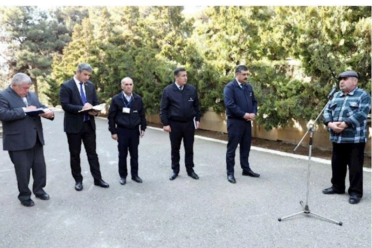 Səyyar qəbul otağı Naftalan sakinlərinin ixtiyarına verildi — FOTOLAR