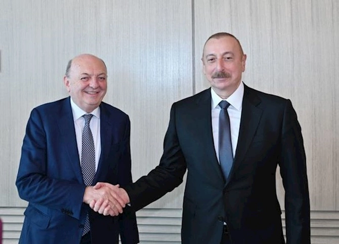 İlham Əliyev İtaliyanın ətraf mühit və enerji təhlükəsizliyi nazirini qəbul edib — YENİLƏNİB (FOTO)