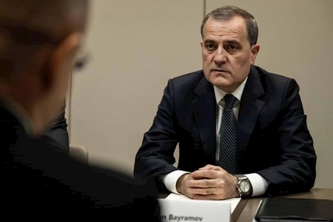 Ceyhun Bayramov macarıstanlı həmkarı ilə görüşüb — FOTO