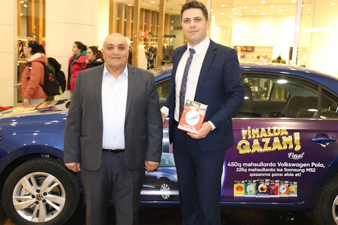 Final çay iç, Finalda Qazan lotereyasının 3-cü tirajının qalibinə avtomobil təqdim olundu — FOTO