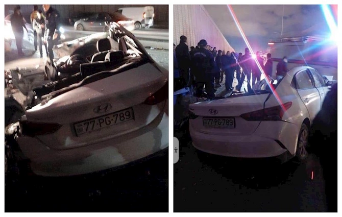 Bakıda qadın qəza törətdi, ölən və yaralananlar var — FOTO