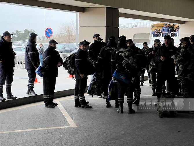 Prezidentin tapşırığı ilə Azərbaycanın xilasetmə qrupu Türkiyəyə çatıb — YENİLƏNİB (FOTO)