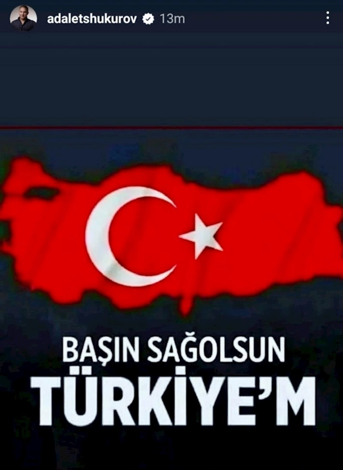 Azərbaycanlı məşhurlardan Türkiyəyə başsağlığı mesajları — FOTOLAR Azərbaycanlı məşhurlardan Türkiyəyə başsağlığı mesajları — FOTOLAR