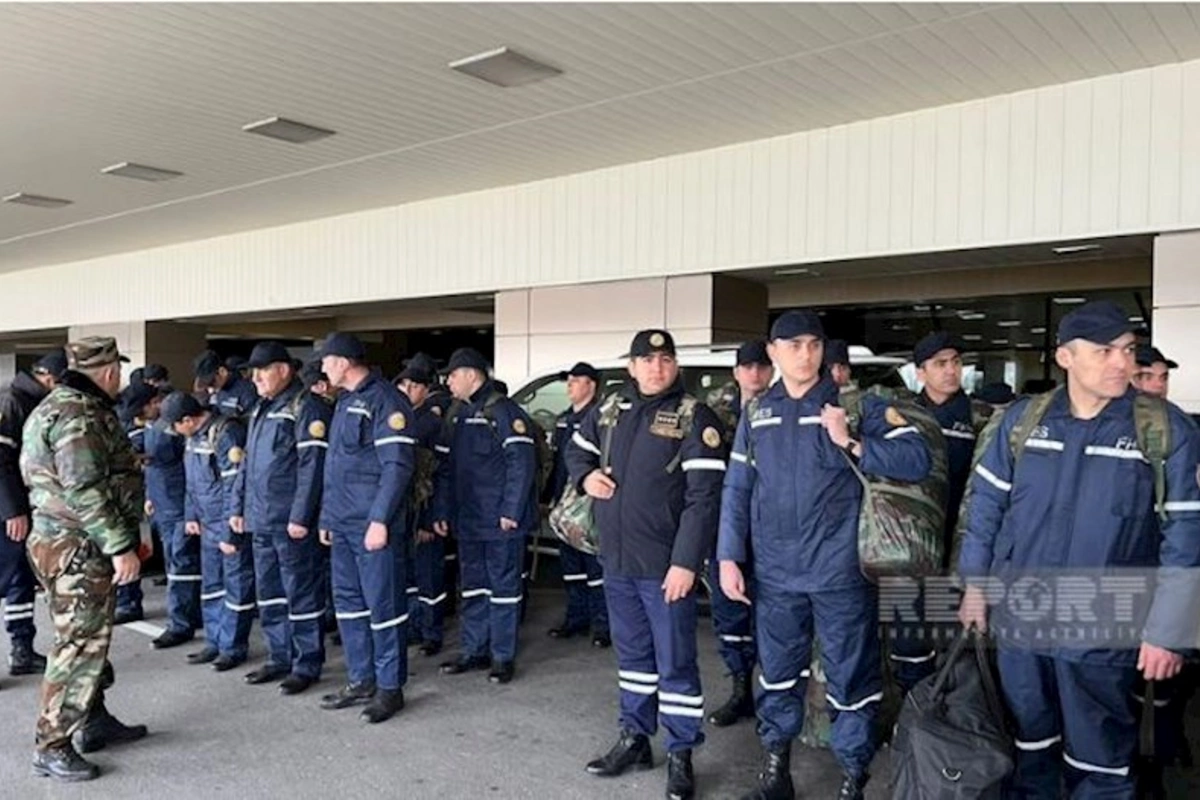 Prezidentin tapşırığı ilə Azərbaycanın xilasetmə qrupu Türkiyəyə çatıb — YENİLƏNİB (FOTO)