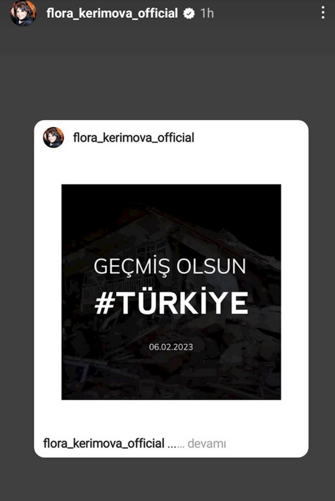 Azərbaycanlı məşhurlardan Türkiyəyə başsağlığı mesajları — FOTOLAR Azərbaycanlı məşhurlardan Türkiyəyə başsağlığı mesajları — FOTOLAR
