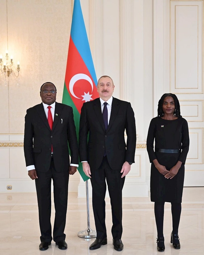 Prezident Namibiya səfirinin etimadnaməsini qəbul edib — FOTO