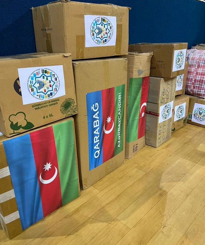 İctimai təşkilat Türkiyəyə yardımda nümunə göstərir — FOTOLAR İctimai təşkilat Türkiyəyə yardımda nümunə göstərir — FOTOLAR