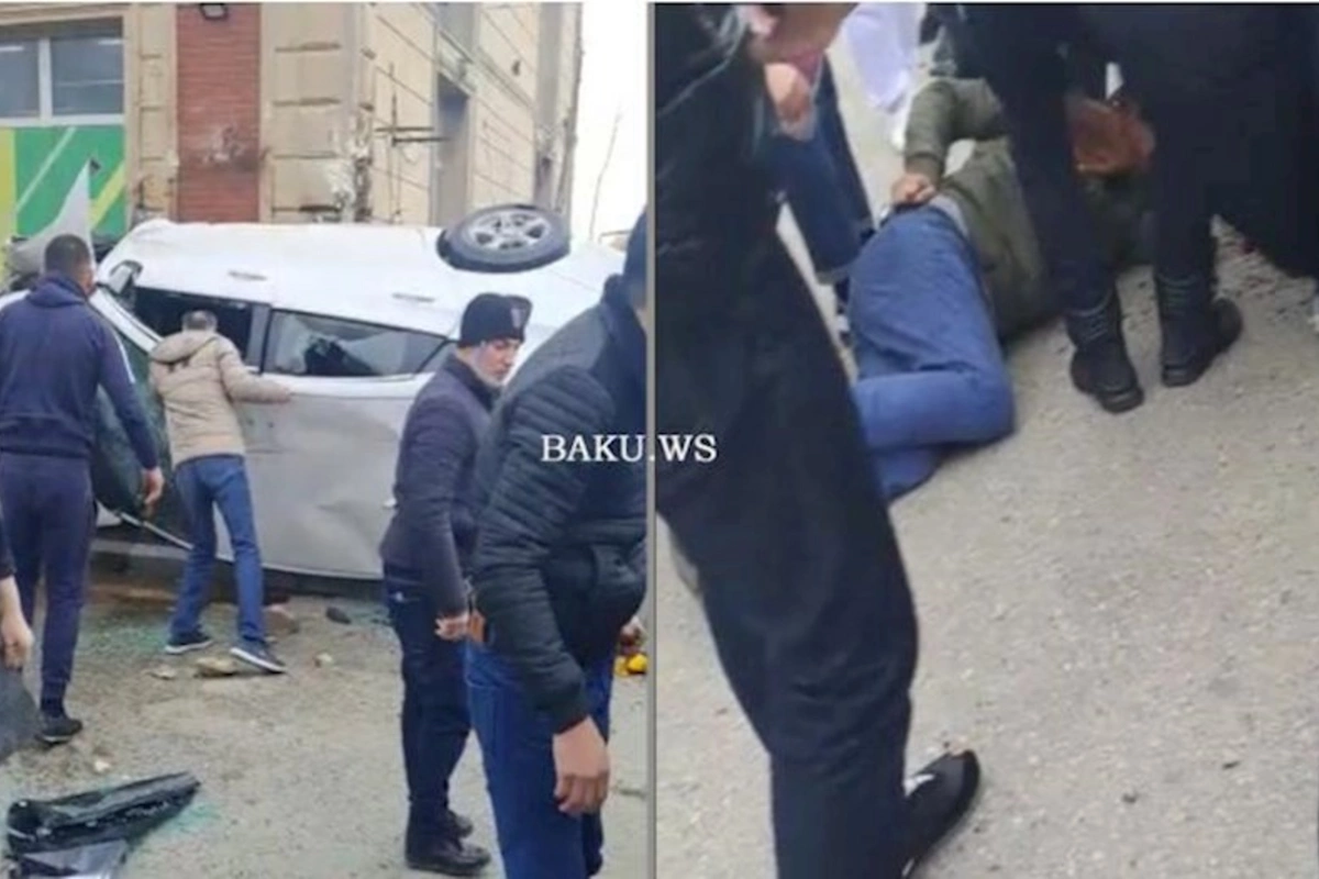 Bakıda dəhşətli qəza: Priusla Malibu toqquşdu — VİDEO