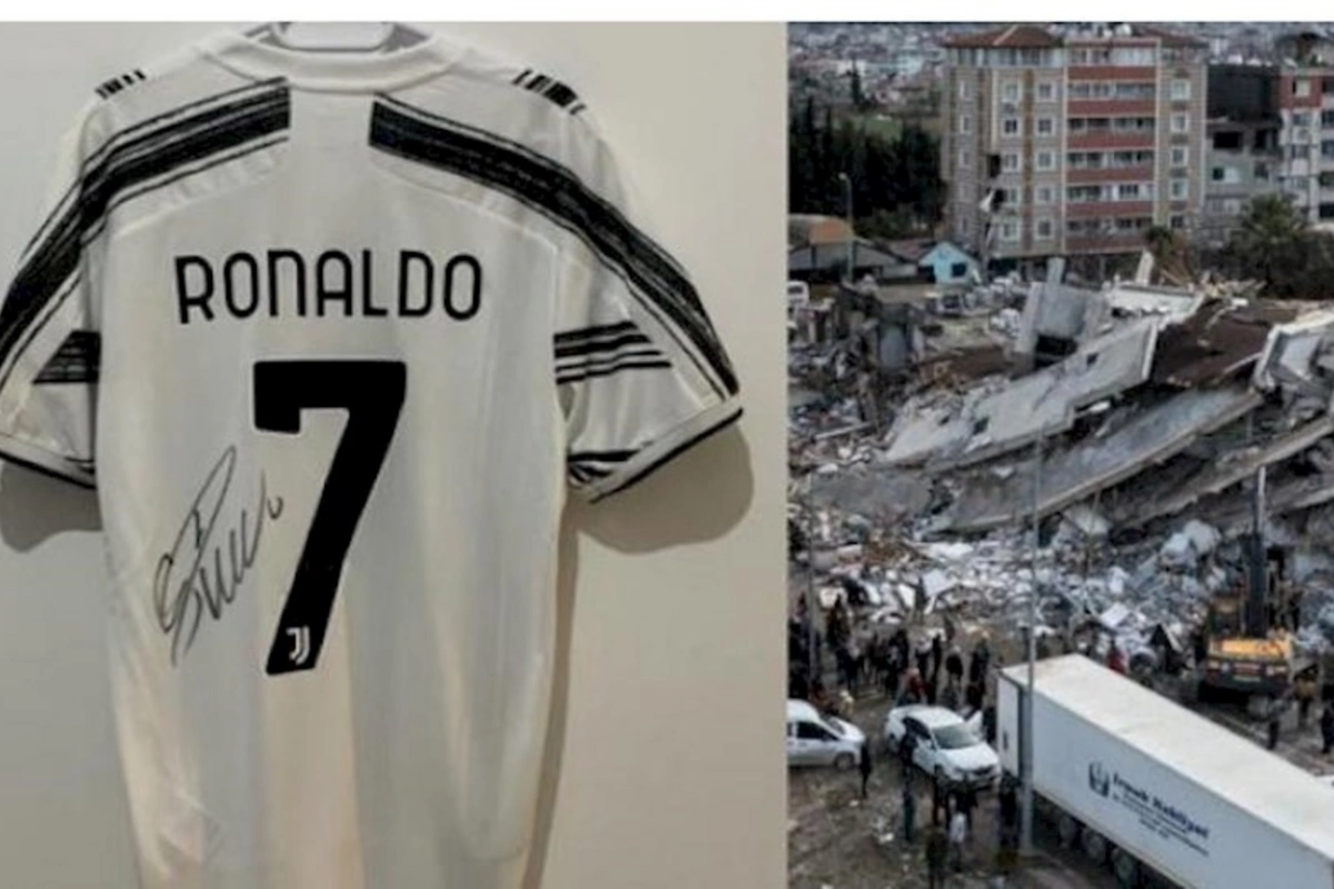 Ronaldonun Türkiyə üçün hərraca çıxarılan forması satıldı
