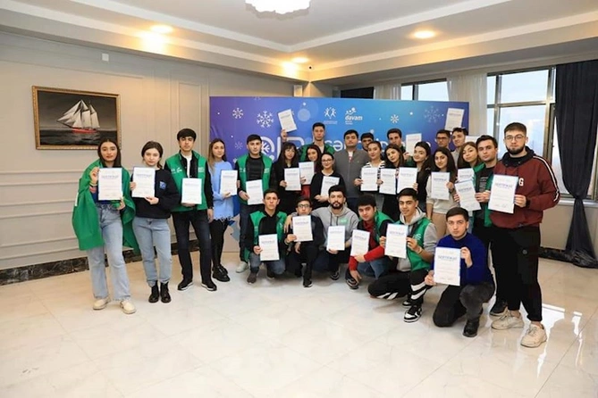 Gənc Liderlər üçün Qış Universitetinin növbəti mövsümü başa çatıb — FOTO Gənc Liderlər üçün Qış Universitetinin növbəti mövsümü başa çatıb — FOTO