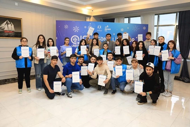 Gənc Liderlər üçün Qış Universitetinin növbəti mövsümü başa çatıb — FOTO Gənc Liderlər üçün Qış Universitetinin növbəti mövsümü başa çatıb — FOTO
