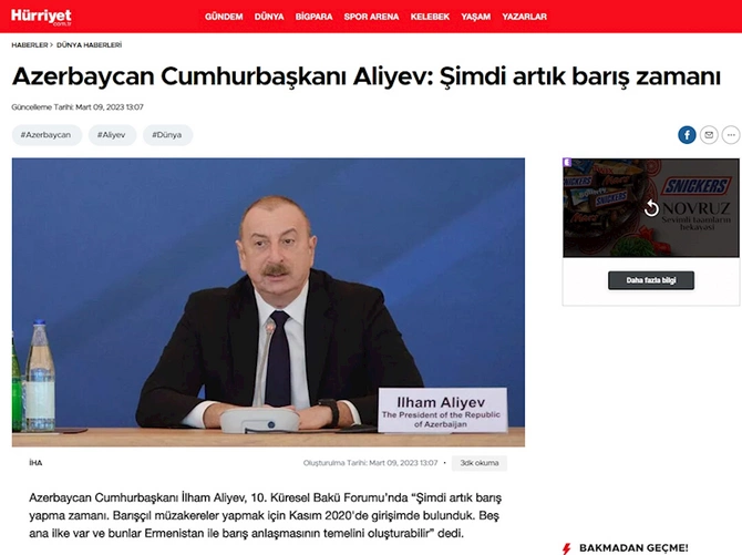 X Qlobal Bakı Forumu dünya mediasının diqqət mərkəzində