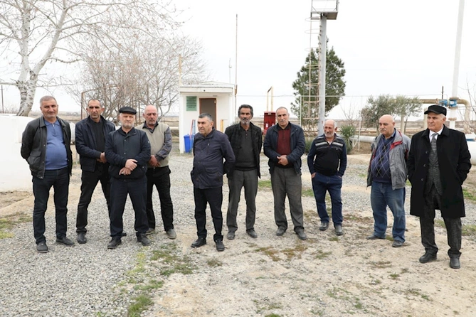 Sahibkarlarla növbəti görüş Salyan rayonunda keçirilib — FOTOLAR