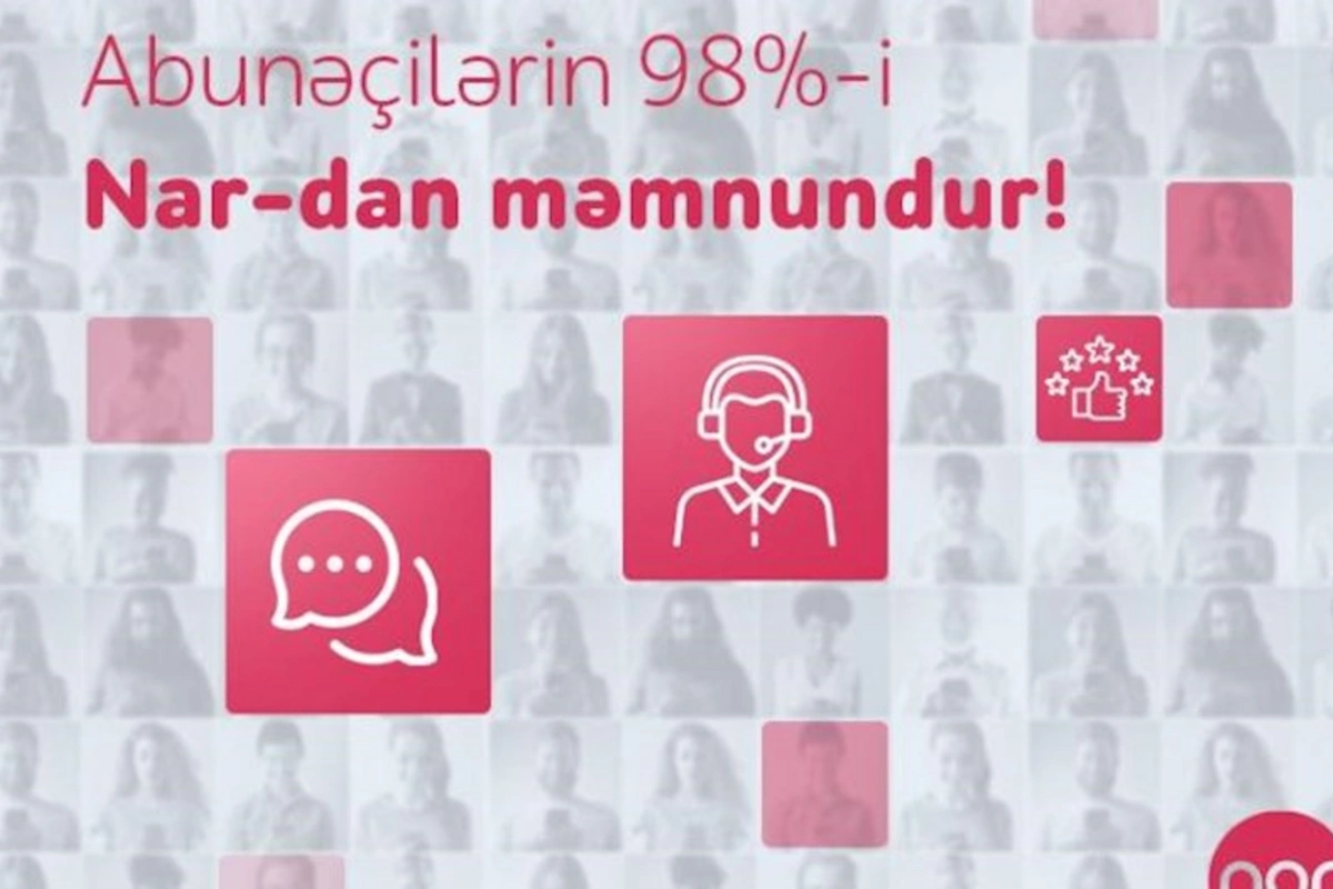 “Nar” abunəçilərinin 98%-i müştəri xidmətlərindən məmnun qalıb