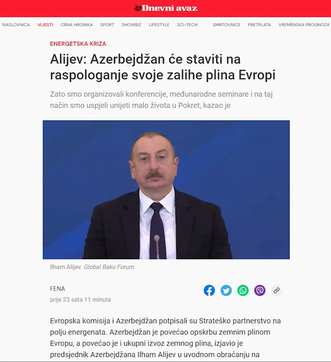 X Qlobal Bakı Forumu dünya mediasının diqqət mərkəzində