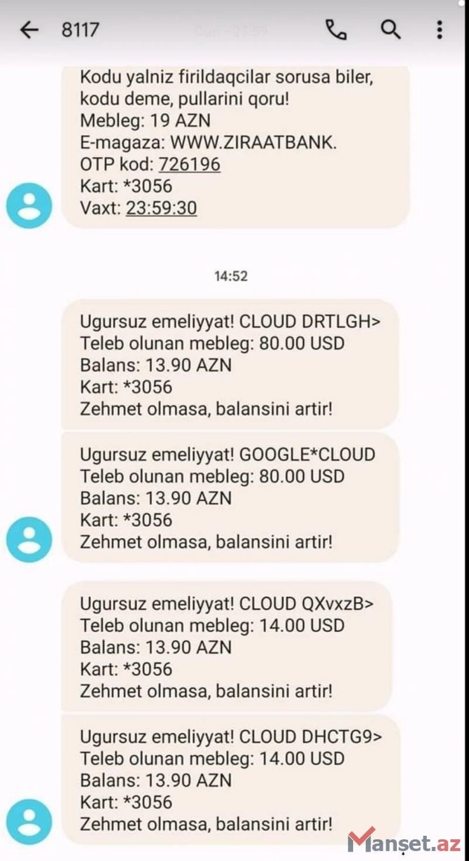 Unibank kartınızda pul varsa, oğurlana bilər — FOTOLAR